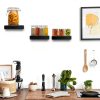 Slatwall Shelves 6 Pack Acshio Heavy Duty Black Metal 9x4-5