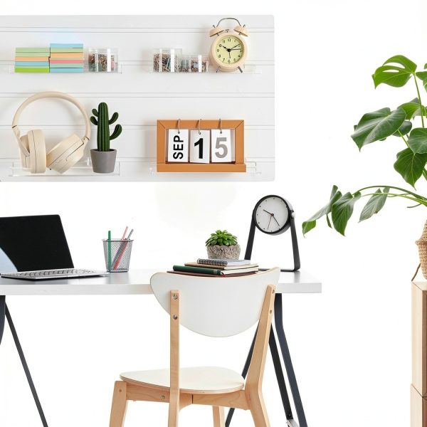 Slatwall Shelves Yalikop 10x4 Inch Clear Acrylic 4 Pack Organizer-4