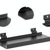 Slatwall Shelves DoubleFill 12 Pack Heavy Duty Metal 10 x 4.3 in Black-3