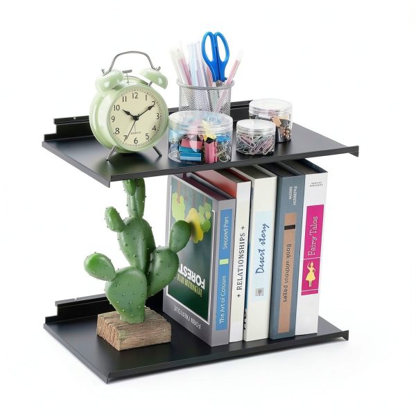 Slatwall Shelves Shimeyao 4-Pack Black Metal 17x10 in Display-7