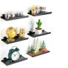 Slatwall Shelves DoubleFill 12 Pack Heavy Duty Metal 10 x 4.3 in Black-4