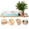 Slatwall Shelves 4-Piece Set SMAODSGN Brackets Wood Boards 15x5.98-2