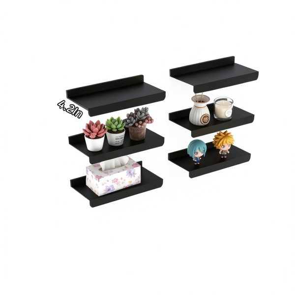 Slatwall Accessories Kit 30PCS XINWXSS Heavy Metal Shelves and Baskets-3