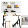 Slatwall Shelves DoubleFill 12 Pack Heavy Duty Metal 10 x 4.3 in Black-6