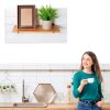 Slatwall Shelves 4-Piece Set SMAODSGN Brackets Wood Boards 15x5.98-6