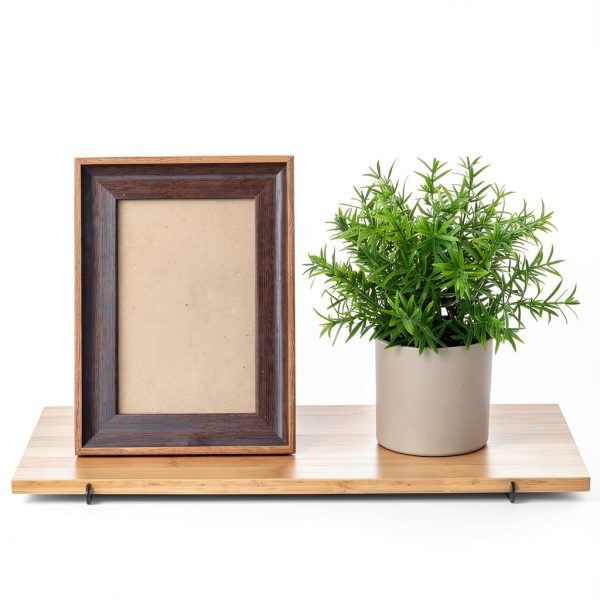 Slatwall Shelves 4-Piece Set SMAODSGN Brackets Wood Boards 15x5.98-5