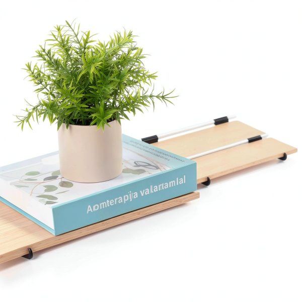 Slatwall Shelves 4-Piece Set SMAODSGN Brackets Wood Boards 15x5.98-3