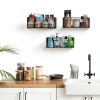 Metal Mesh Hanging Bins Kokone Slatwall Storage 3 Pack Black-4