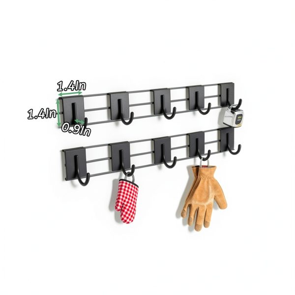 Slatwall Accessories Kit 30PCS XINWXSS Heavy Metal Shelves and Baskets-5