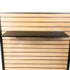 Laminated Black Melamine Shelf Board 48x12 SSWBasics Cabinet Shelf-3