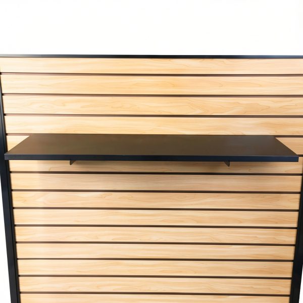 Laminated Black Melamine Shelf Board 48x12 SSWBasics Cabinet Shelf-3