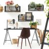 Metal Mesh Hanging Bins Kokone Slatwall Storage 3 Pack Black-5