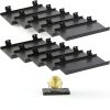 Slatwall Shelves DoubleFill 12 Pack Heavy Duty Metal 10 x 4.3 in Black-0