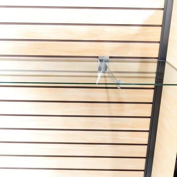 Tempered Glass Shelf SSWBasics 14" W x 48" L Heavy‑Duty Polished-5