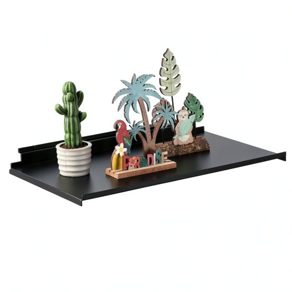 Slatwall Shelves Shimeyao 4-Pack Black Metal 17x10 in Display-2