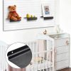Slatwall Shelves 6 Pack Acshio Heavy Duty Black Metal 9x4-6