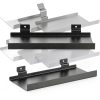 Slatwall Shelves DoubleFill 12 Pack Heavy Duty Metal 10 x 4.3 in Black-2