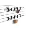 Slatwall Accessories Kit 30PCS XINWXSS Heavy Metal Shelves and Baskets-4