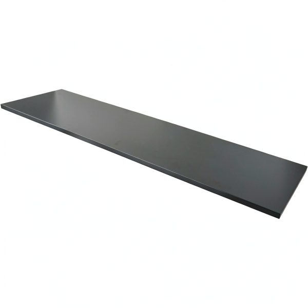 Commercial Melamine Shelf Econoco Black 14in W x 48in L Pack of 4-0