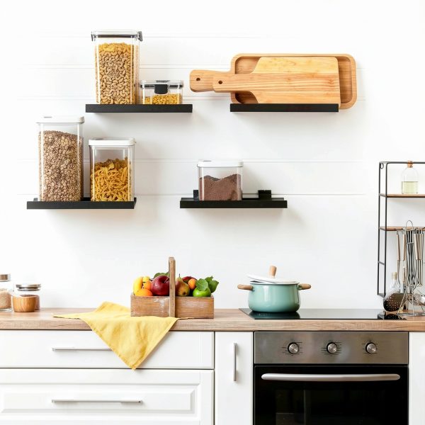 Slatwall Shelves DoubleFill 12 Pack Heavy Duty Metal 10 x 4.3 in Black-1