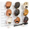 Baseball Glove Shelf Holder OOWDN – 3‑Piece Wall Rack, Powder‑Coated-1