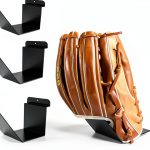 Baseball Glove Shelf Holder OOWDN – 3‑Piece Wall Rack, Powder‑Coated-0