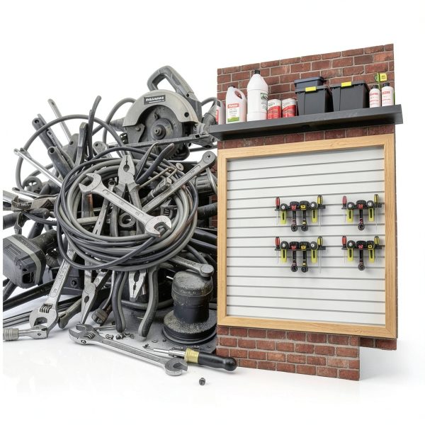 Slatwall Power Tool Organizer 2 Pack AXYCXIN Drill Holder 40lb-6