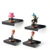 10X4.3 Inch Slatwall Shelves 8-Pack SNOGSWOG Black Metal Display-3